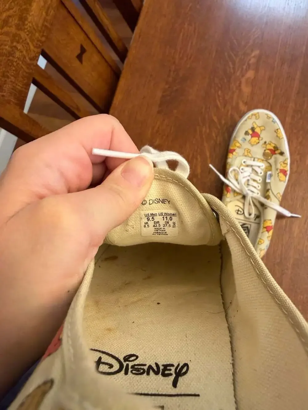 Vans Authentic Disney Winnie the Pooh All Over Print Sneakers